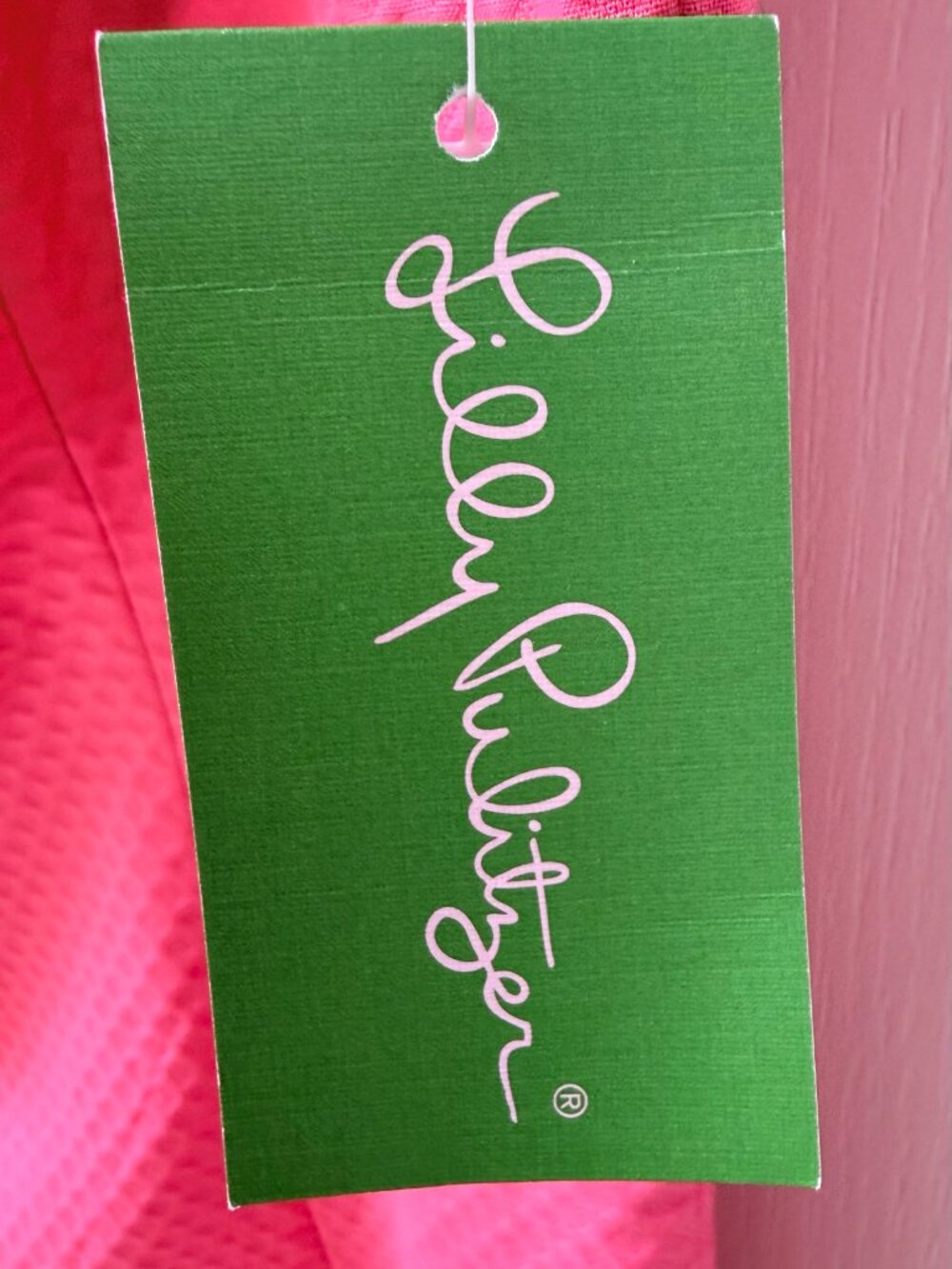 NWT Lilly Pulitzer Janice Shift Dress in Pink Salmon with Gold Embroidery - Picture 4 of 9